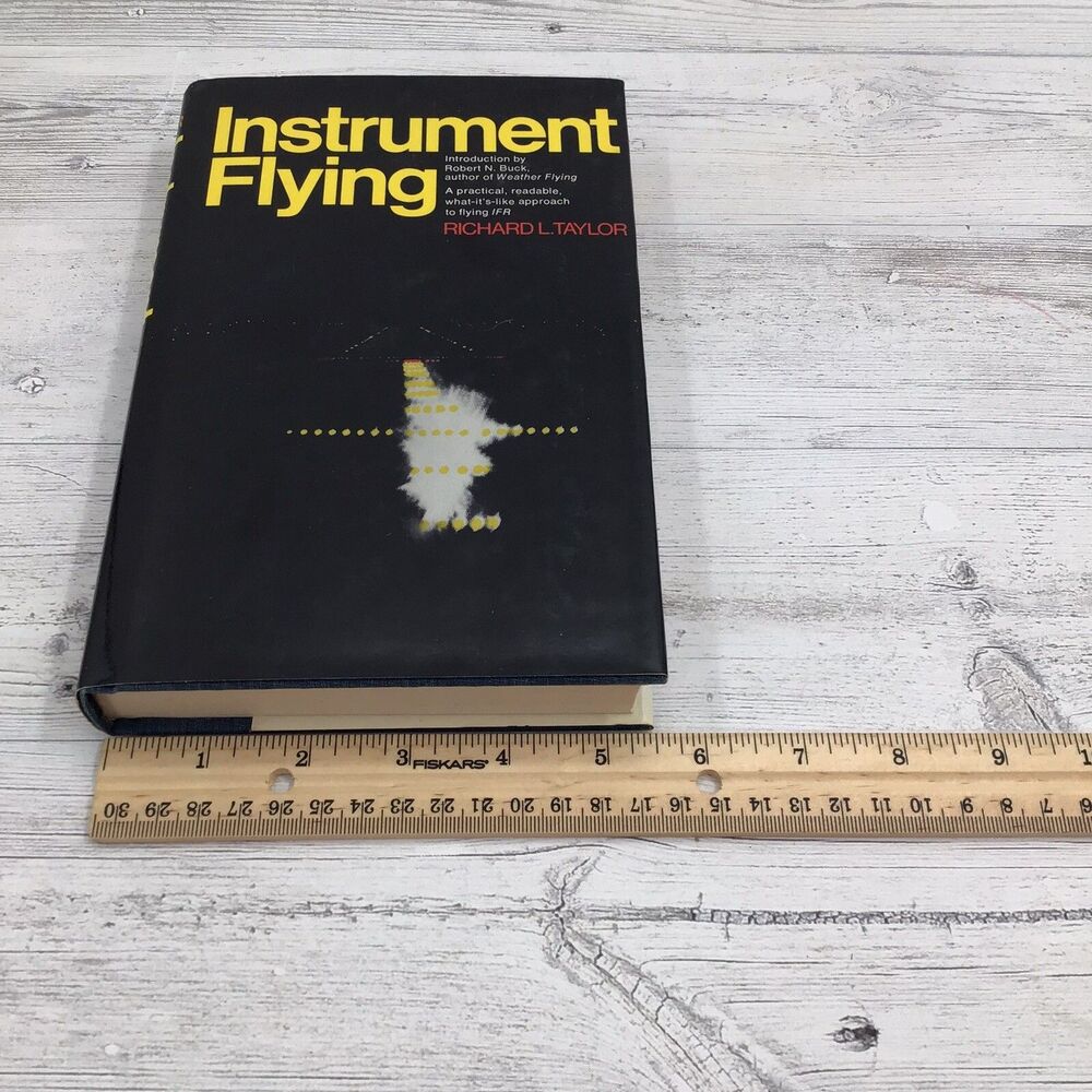 Instrument Flying Richard L. Taylor 1977 Hardcover Aviation IFR Flight Book - Picture 9 of 9